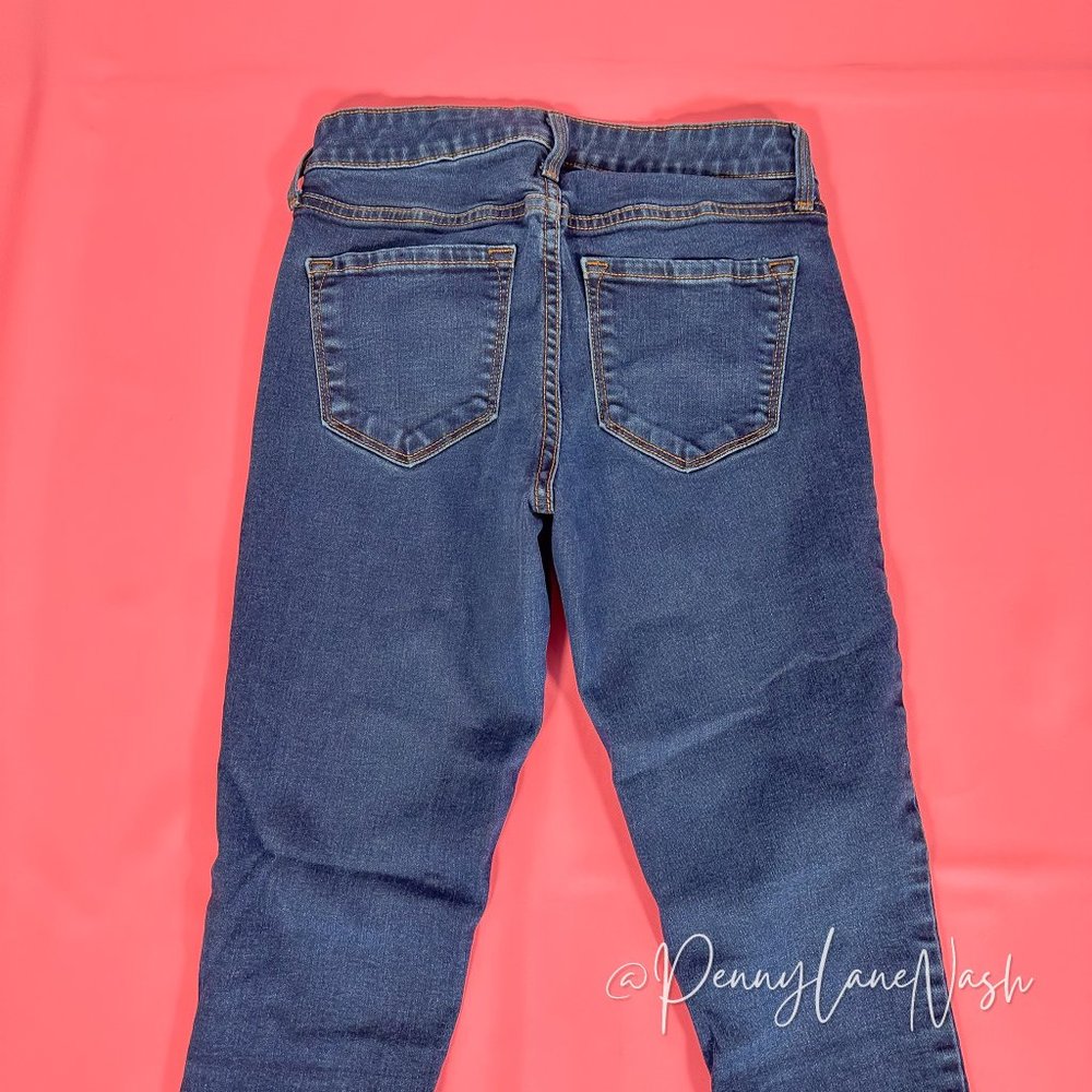 Old Navy Rockstar MId Rise Super Skinny Jeans Blue - Picture 8 of 10